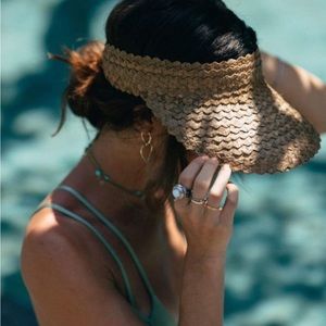 Rattan Summer Hat Visor